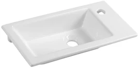 Aqualine Aqualine, ZUNO 50 nábytkové umývadlo 50x25cm, biela, 9050