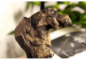 Stolová lampa 19479 Masív drevo - Hnedá  - Komfort-nábytok