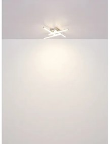 Globo 67346-24 - LED Stropné svietidlo KIRINA LED/24W/230V 4000K matný chróm
