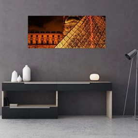 Obraz Louvre v Paríži (120x50 cm)