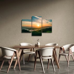 Obraz východu slnka nad morom (90x60 cm)