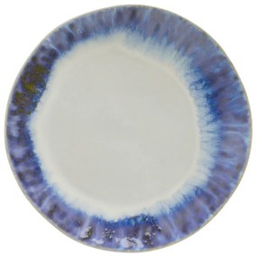 Modrý kameninový tanier Costa Nova Brisa, ⌀ 20 cm