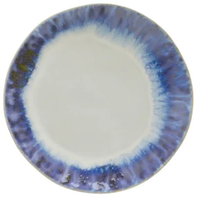 Modrý kameninový tanier Costa Nova Brisa, ⌀ 20 cm