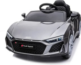LEAN CARS Elektrické autíčko Audi R8 Lift A300 strieborné