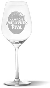 Sablio Pohár na víno Najväčší milovník piva: 49 cl