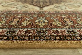 Koberec Isfahan Leyla jantár hnedý / béžový