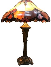 Rustikálna lampa Tiffany stolová 40*53