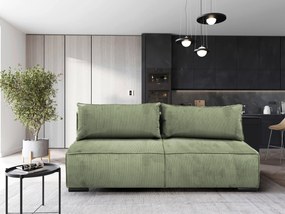 XXXLutz ROZKLADACIA POHOVKA, textil, mätovozelená MID.YOU - Sedačky - 001574006309