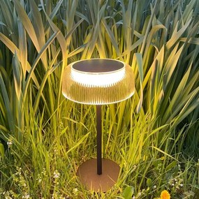 Zuma Line DT33111-LED Stm. solárna nab. lampa BLUET LED/2,5W/2000 mAh IP44 čierna