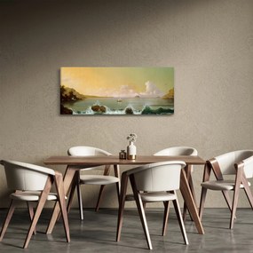 Obraz - Martin Johnson Heade, Rio de Janeiro Bay, reprodukcia (120x50 cm)