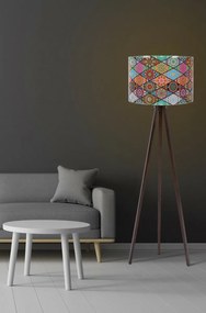 Stojacia lampa Mandala 133, hnedá