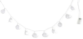 LED svetelná reťaz s mušľami