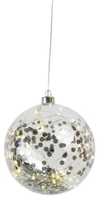 Räder LED svetelná guľa s konfetami, veľká