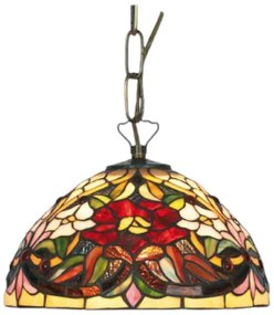 Stropná Tiffany lampa luster Ø25 kolekcia LILY