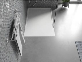 Mexen Amon, SMC obdĺžniková sprchová vanička 120 x 70 cm, biela, 4F107012