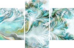 Obraz - Maľba abstraktných vzorov (90x60 cm)