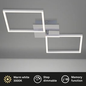 Briloner 3182-018 - LED Stmievateľné stropné svietidlo FRAME 2xLED/15,5W/230V