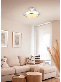 Biele/v striebornej farbe LED stropné svietidlo Lindberg – Trio