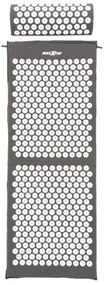 MAXXIVA 81655 Akupresúrna podložka s vankúšom, 130 x 50 cm, sivá