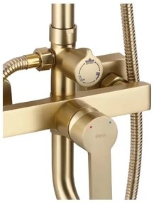 REA-P7841 - Sprchová súprava s batériou ARGUS, brúsené zlato