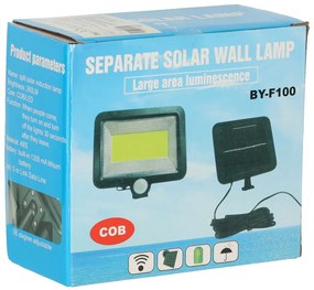 Solárna lampa so senzorom pohybu a súmraku 120 LED