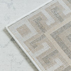 Dywany Łuszczów, Kusový koberec Allure 1960 white/grey, 140x190, šedá, kancelária