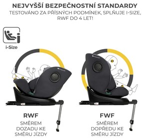 KINDERKRAFT Autosedačka I-360 i-Size 40-150 cm Grey