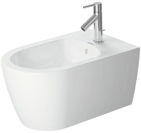 DURAVIT ME by Starck závesný bidet s otvorom, s prepadom, 370 x 570 mm, biela, s povrchom WonderGliss, 22881500001