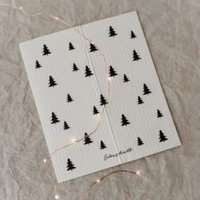 Eulenschnitt Prírodná hubová utierka Fir Trees – set 3 ks