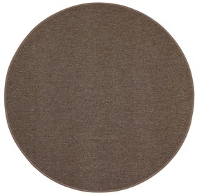 Vopi koberce Kusový koberec Astra hnedá kruh - 160x160 (priemer) kruh cm