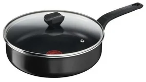 Tefal Simply Clean Red hlboká panvica + pokrievka 24 cm B5673253