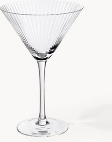 Ručne fúkané poháre na martini Aleo, 4 ks