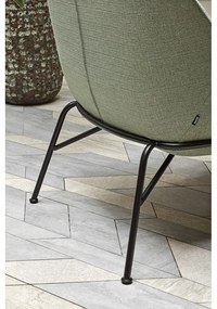 Zeleno-sivé kreslo Teulat Sadira