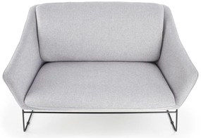 Svetlosivé relaxačné dvojkreslo HAMAR 2 XL