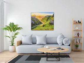 Gario Diamantové maľovanie Národný park, Veľká Británia Rozmery: 80 x 60 cm, Rámovanie: Iba zrolované plátno, Diamanty: Štvorcové