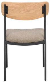 Jedálenská stolička v béžovo-prírodnej farbe v súprave 2 ks Maymont – Rowico