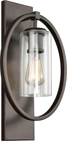 XXXLutz NÁSTENNÉ SVIETIDLO, 26,7/15,6/45,7 cm Elstead Lighting - Interiérové svietidlá - 009093107601
