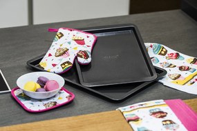 U. T. C. Kuchynský uterák Tortičky, 38 x 64 cm, sada 3 ks