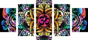 5-dielny obraz Mandala zdravia