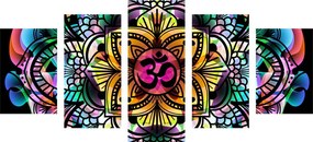 5-dielny obraz Mandala zdravia