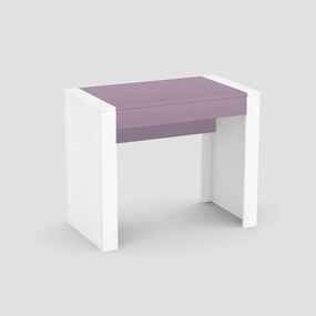 Drevona, PC stôl, REA JAMIE-P, biela
