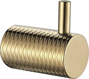 Kúpeľňový vešiak REA PRISM 6606 zlatý kartáčovaný