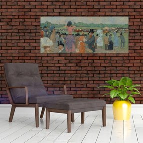 Obraz - Jean-Louis Forain, The Races at Longchamp, reprodukcia (120x50 cm)