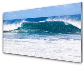 Sklenený obklad Do kuchyne More vlna voda oceán 120x60 cm