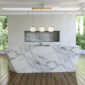 Searchlight 36632-3AC - Luster na lanku SNOWDROP 3xE27/60W/230V mosadz