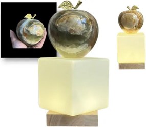 Stmievateľná lampa LED CUBE APPLE GREEN ONYX 10*25
