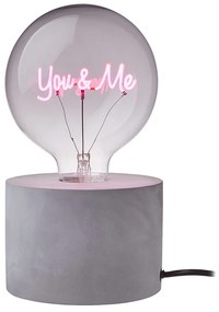 BRIGHT LIGHT LED Žiarovka "You & Me" - ružová