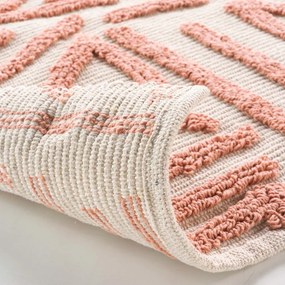 Ružovo-krémový prateľný koberec 60x90 cm Athena – douceur d'intérieur