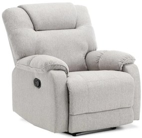Autronic BONTEC Relaxačné kreslo, béžová, látka, TV-4088 CRM2 Farba: Šedá