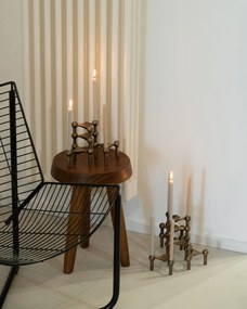Stoff Nagel Designový svietnik STOFF Nagel Bronzed Brass